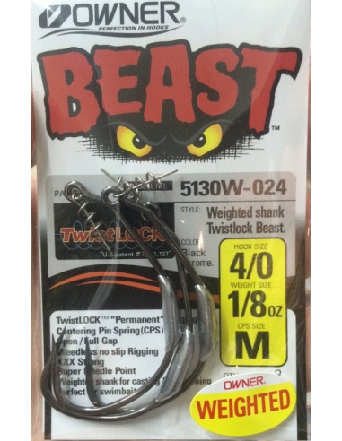 Beast 6/0-1/4oz (7g) 3pk